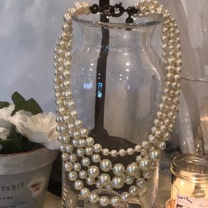 J.Crew Pearl Multiple Strand Necklace